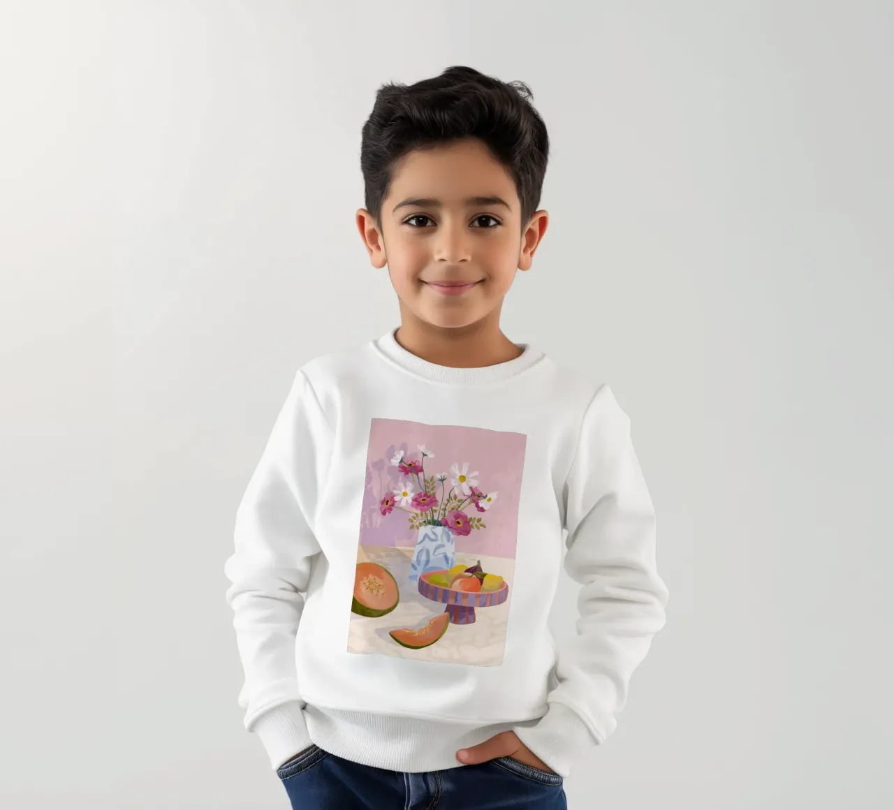 Fruit Break felpa bambino da Goed Blauw
