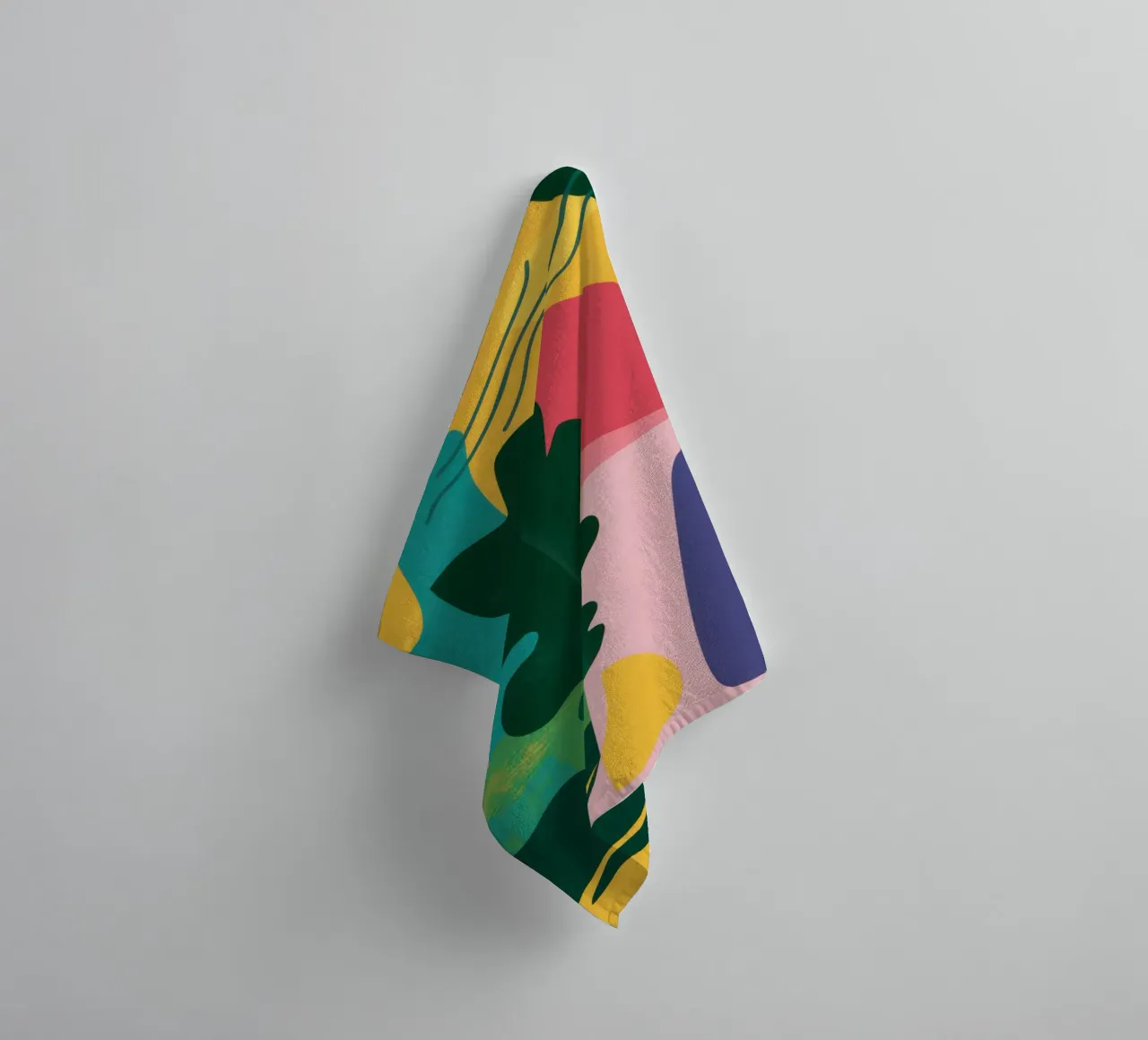 Jungle Mind Abstract badhanddoek van Bring Haven