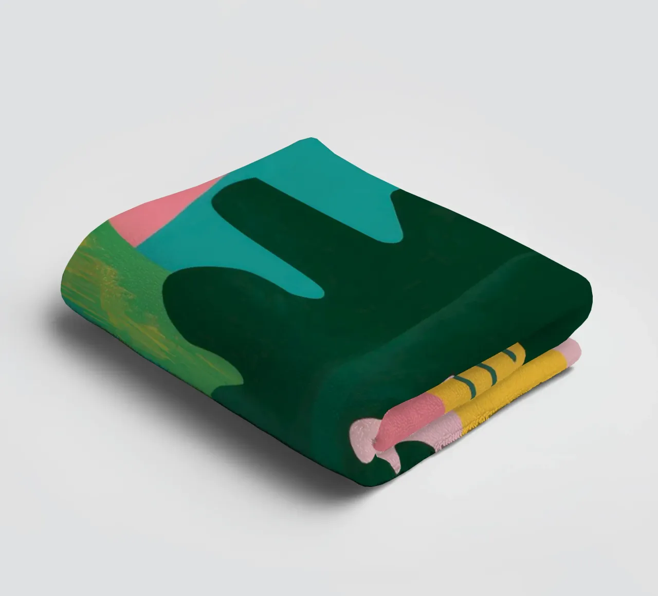 Jungle Mind Abstract badhanddoek van Bring Haven