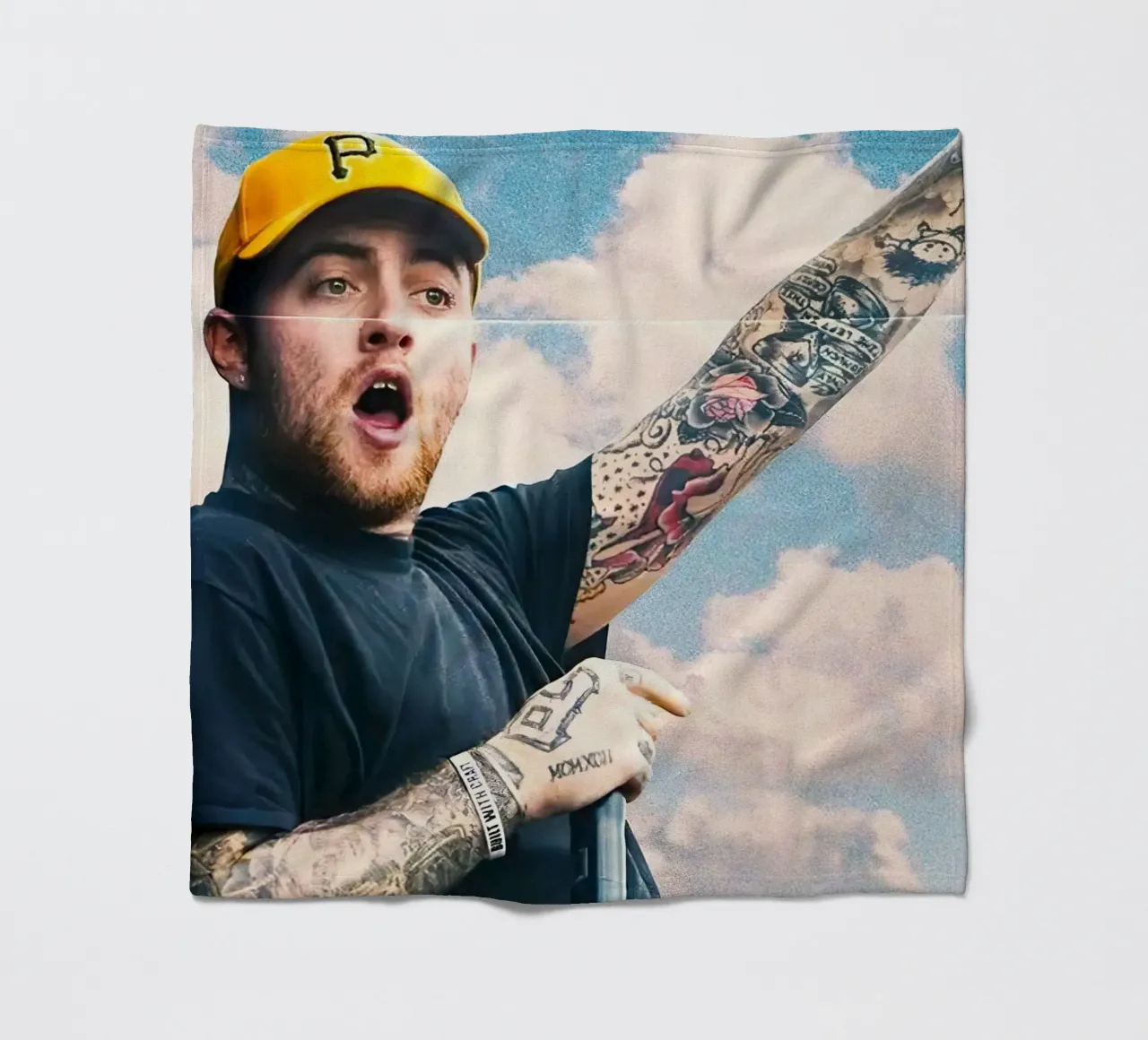 Mac Miller coperta in pile da Musadad Shop