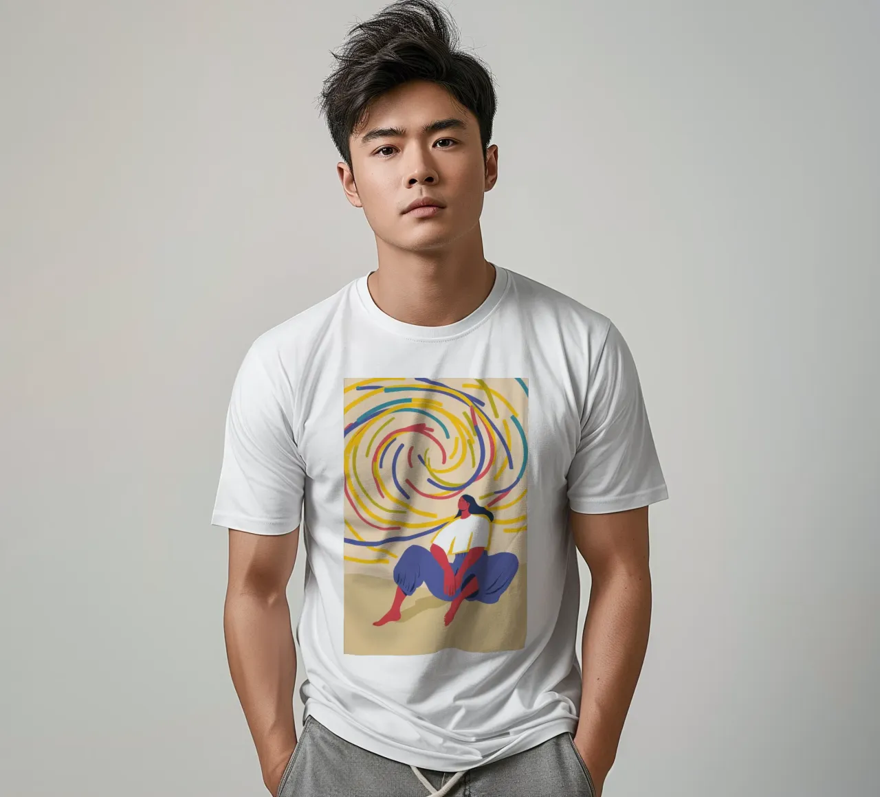 Vortice interno cromatico t-shirt da Bring Haven