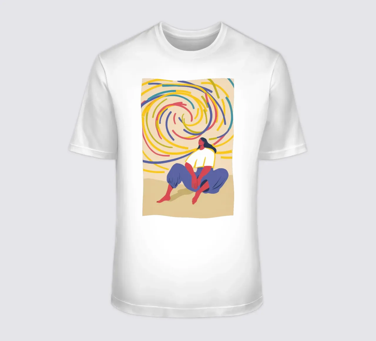 Vortice interno cromatico t-shirt da Bring Haven