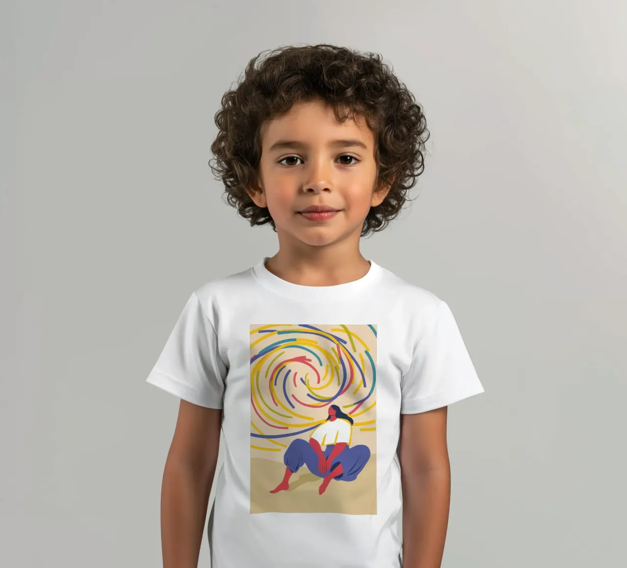 Chromatic Inner Whirlwind kids t-shirt by Bring Haven