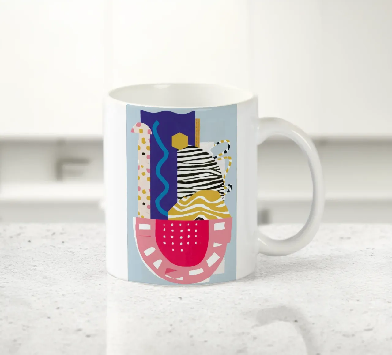 Moderna quiete astratta tazza in ceramica da Frosh Pallete
