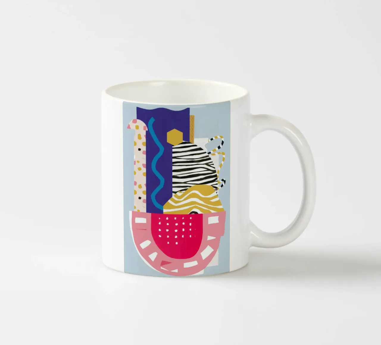 Moderna quiete astratta tazza in ceramica da Frosh Pallete