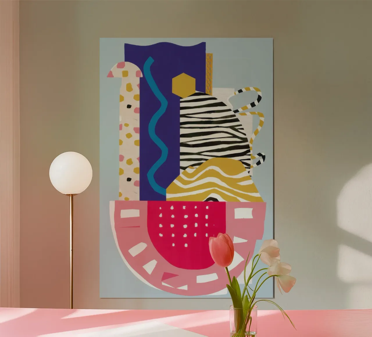 Moderna quiete astratta carta hahnemühle da Frosh Pallete
