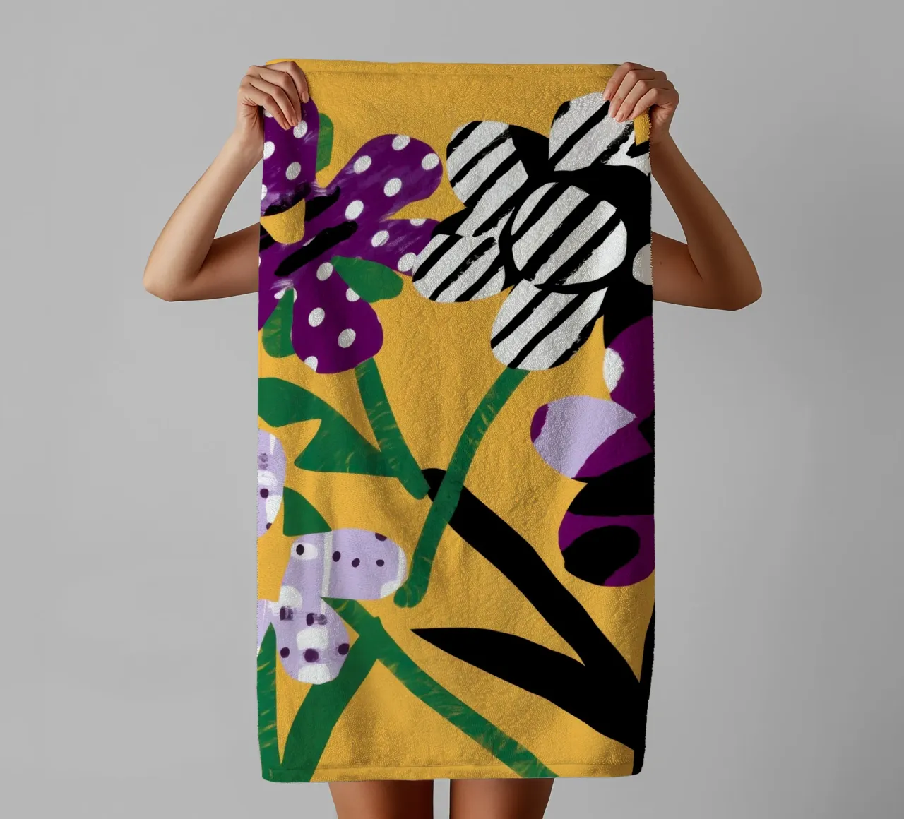 Gambling Garden Abstract towel by Frosh Pallete