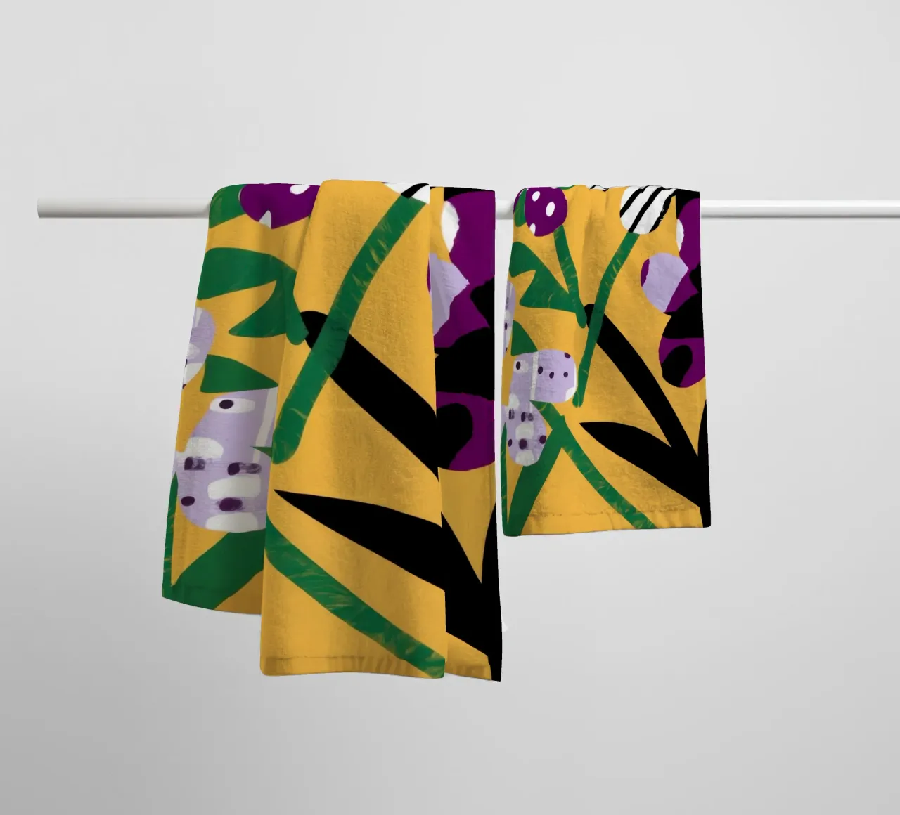 Gambling Garden Abstract towel by Frosh Pallete