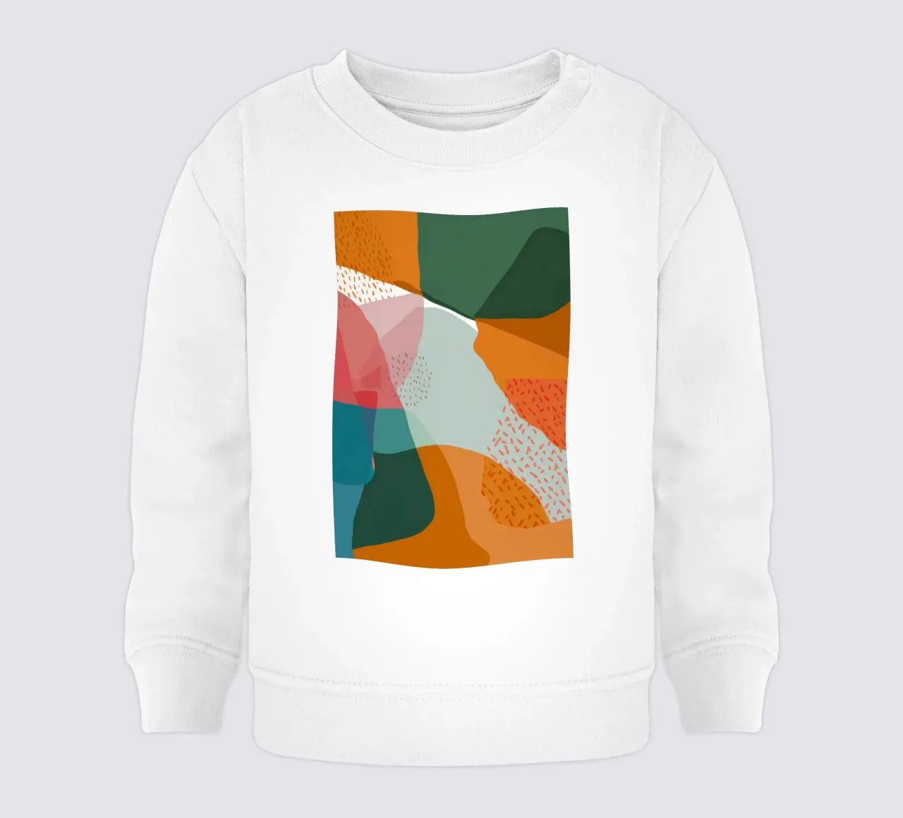 Abstracto con textura en capas sudadera de bebé de Bring Haven