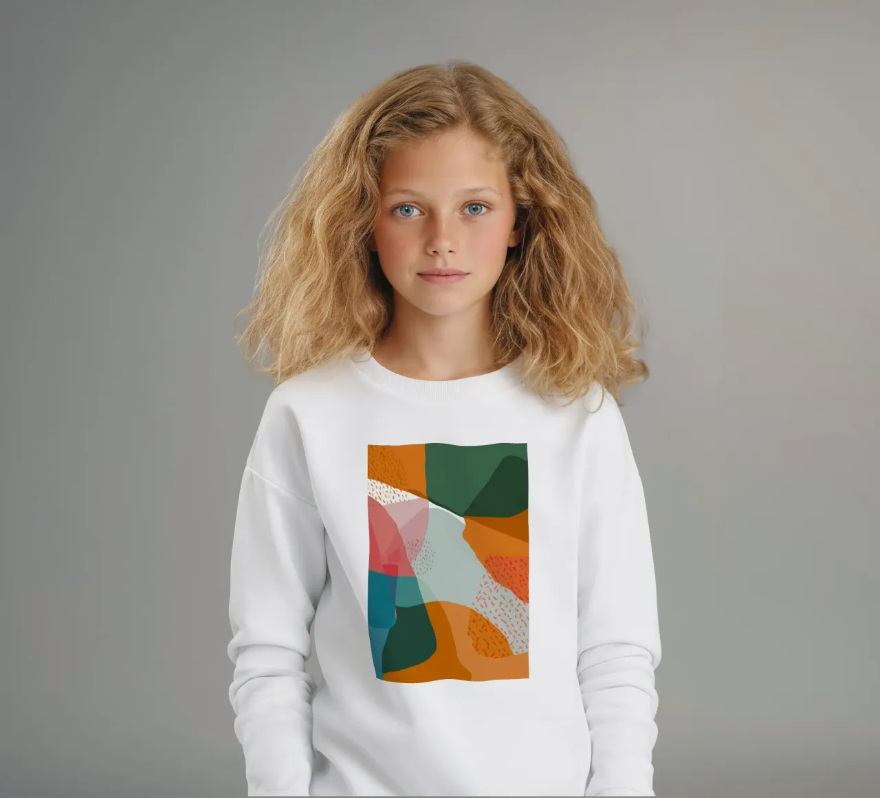 Abstracto con textura en capas sudadera para niño de Bring Haven