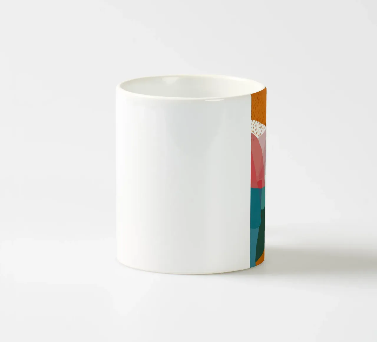 Gelaagd Texturaal Abstract keramische mok van Bring Haven