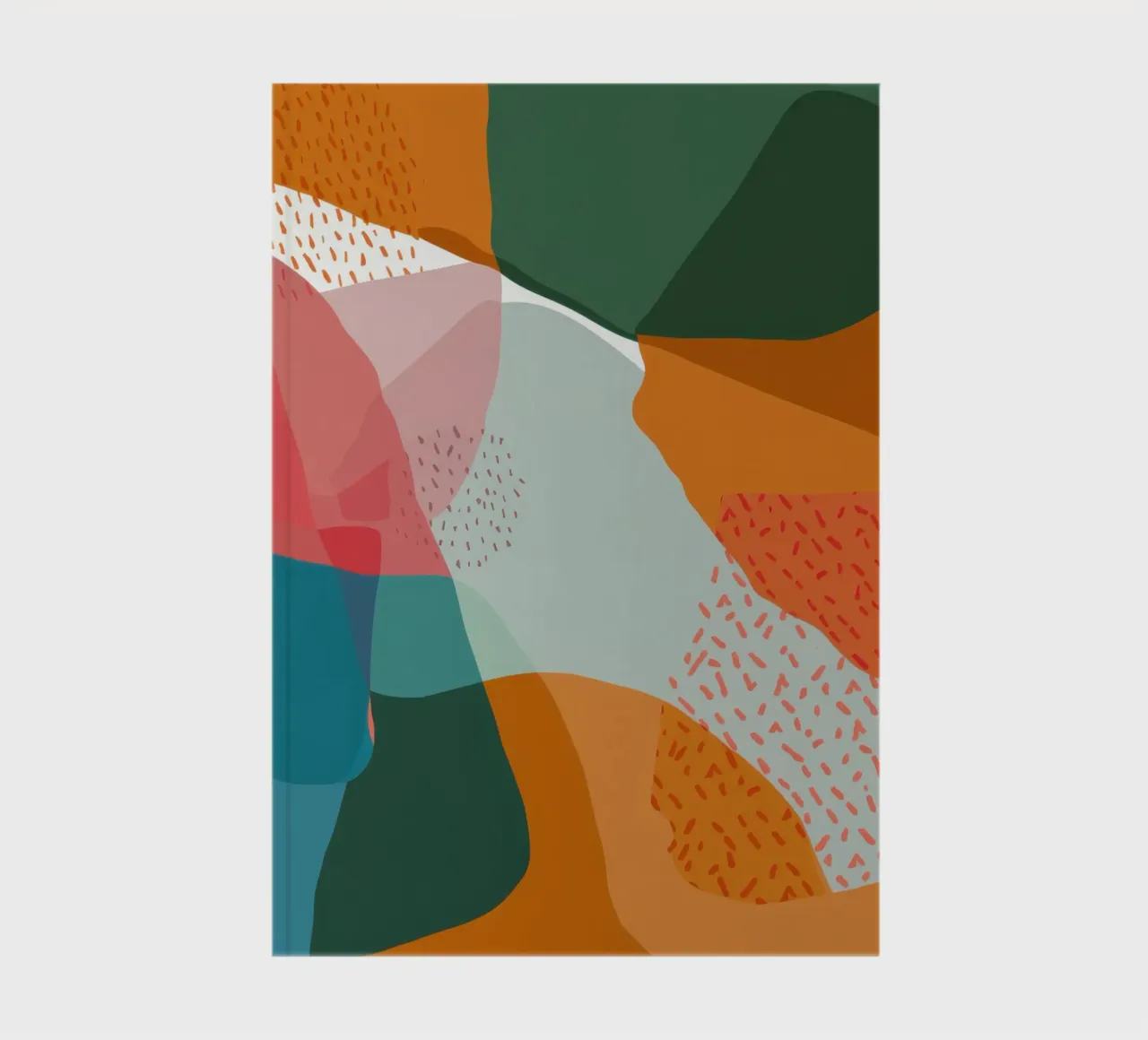 Layered Textural Abstract notebook by Bring Haven