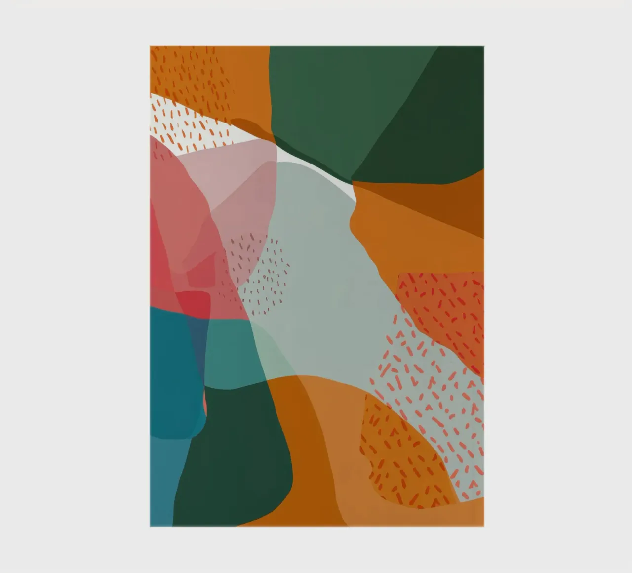 Layered Textural Abstract notebook by Bring Haven