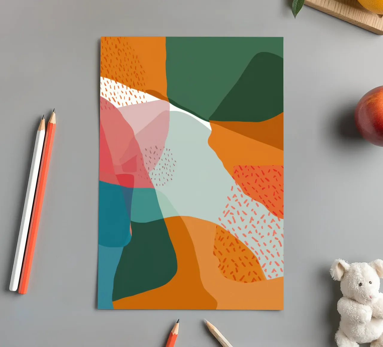 Abstracto con textura en capas pack de pegatina de Bring Haven