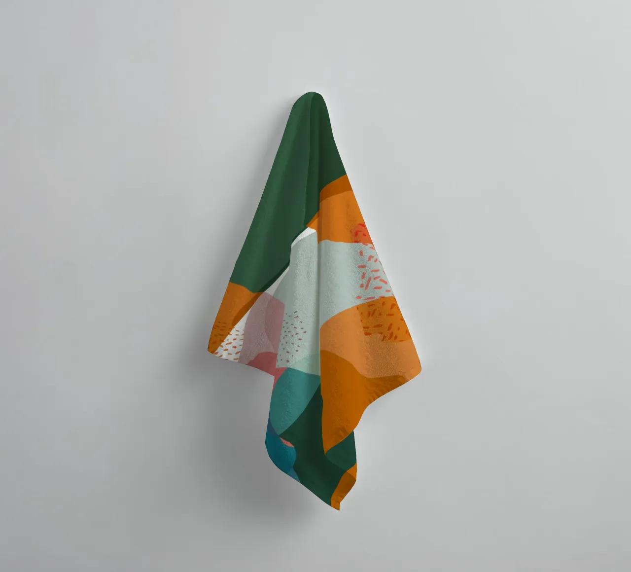 Layered Textural Abstract towel by Bring Haven