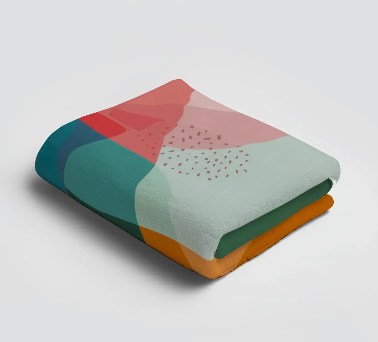 Layered Textural Abstract towel by Bring Haven