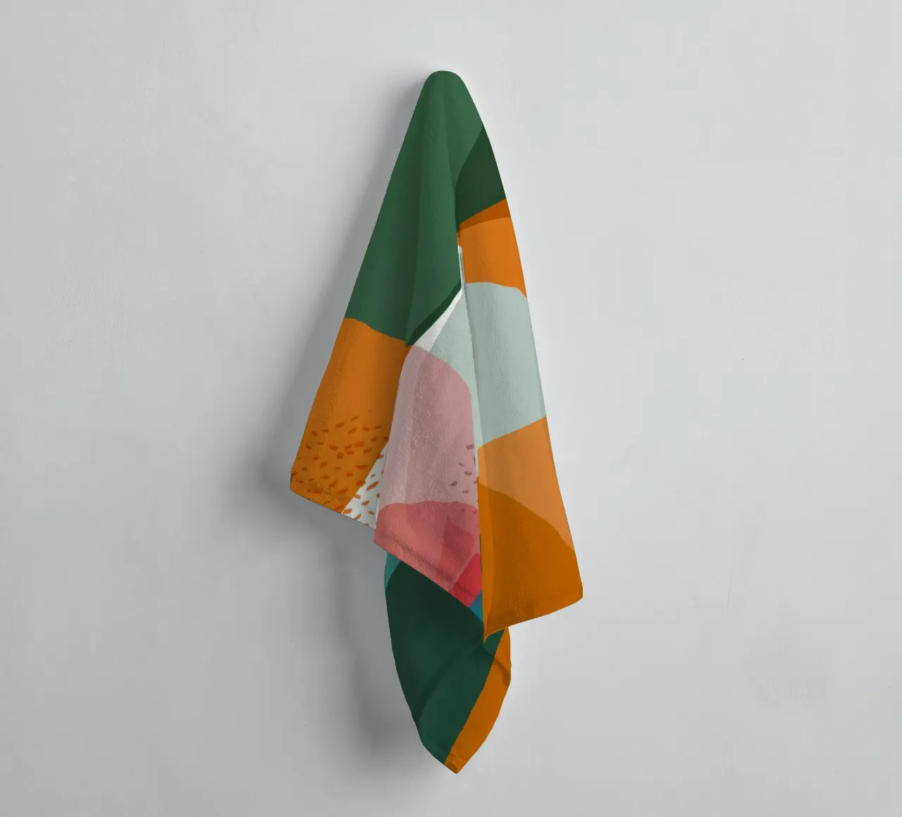 Layered Textural Abstract towel by Bring Haven