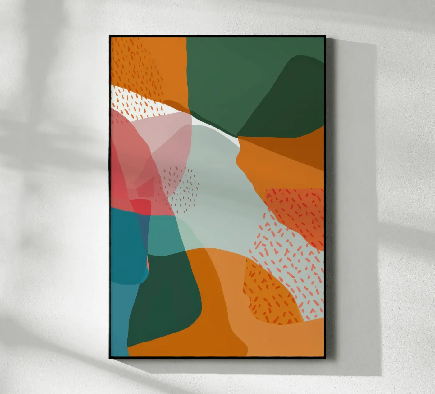 Layered Textural Abstract plexiglas de Bring Haven
