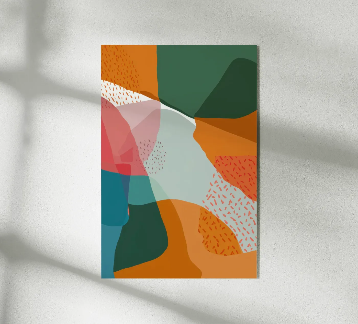 Layered Textural Abstract plexiglas de Bring Haven