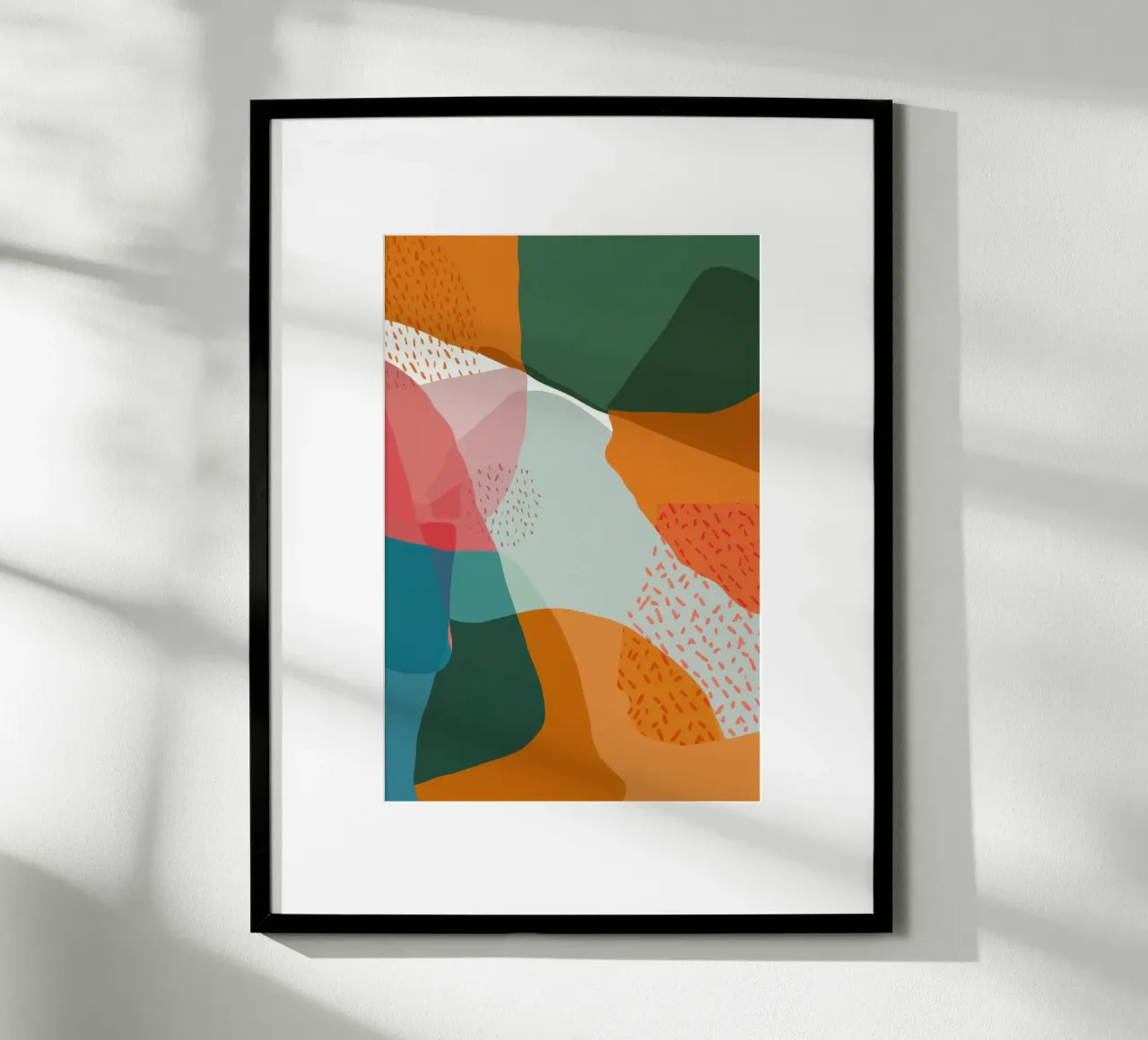 Gelaagd Texturaal Abstract poster van Bring Haven