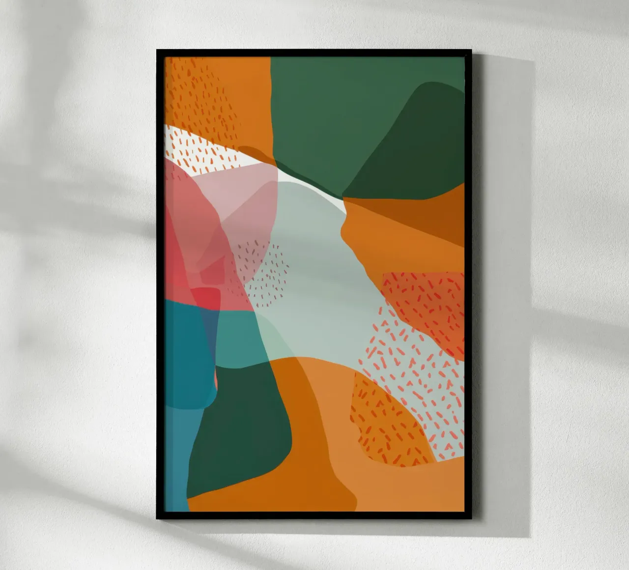 Gelaagd Texturaal Abstract poster van Bring Haven