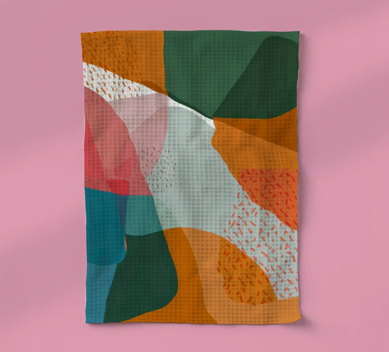 Texture superposée abstraite torchon de Bring Haven