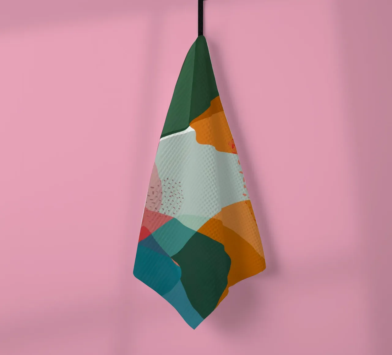 Texture superposée abstraite torchon de Bring Haven