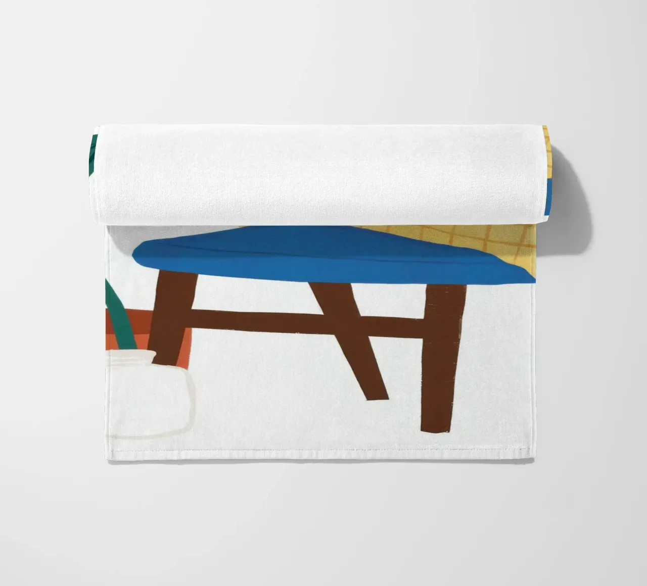Un angolo di lettura sereno telo mare da Frosh Pallete