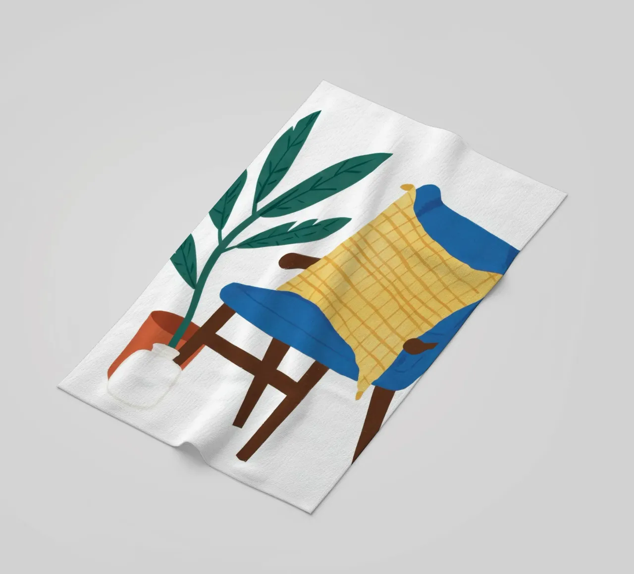 Un angolo di lettura sereno telo mare da Frosh Pallete