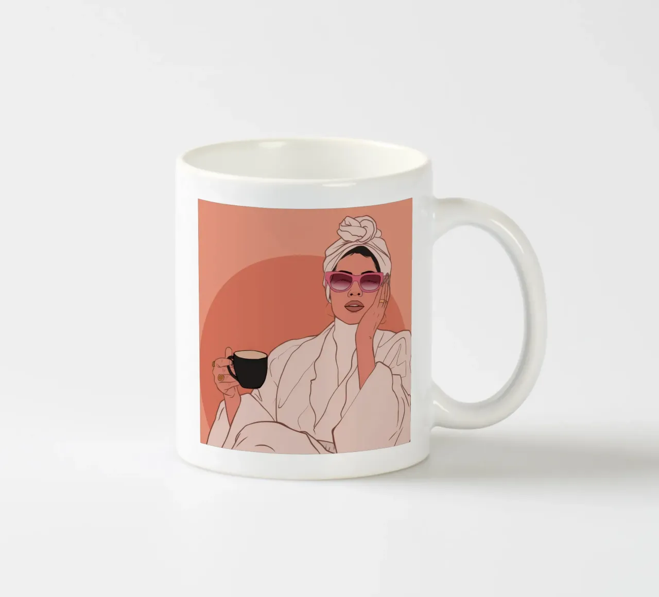 Caffè mattutino Glamour tazza in ceramica da Solar Paint