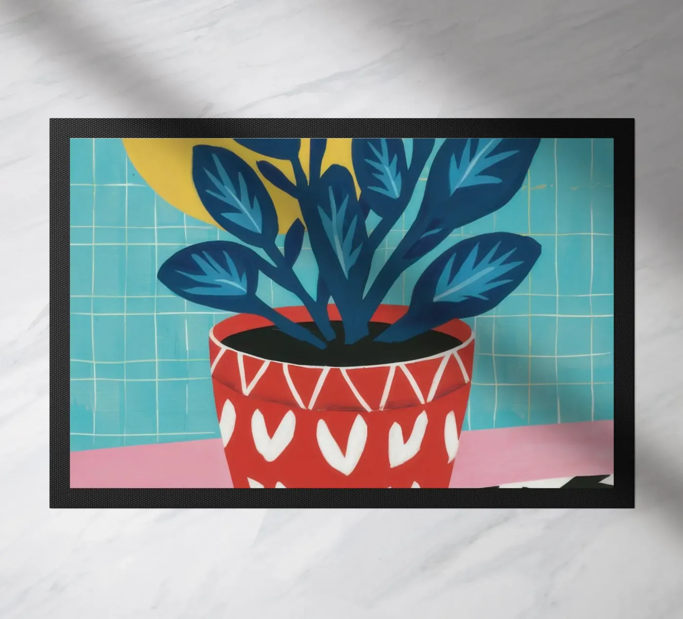 Midnight Bloom Magic doormat by Bring Haven
