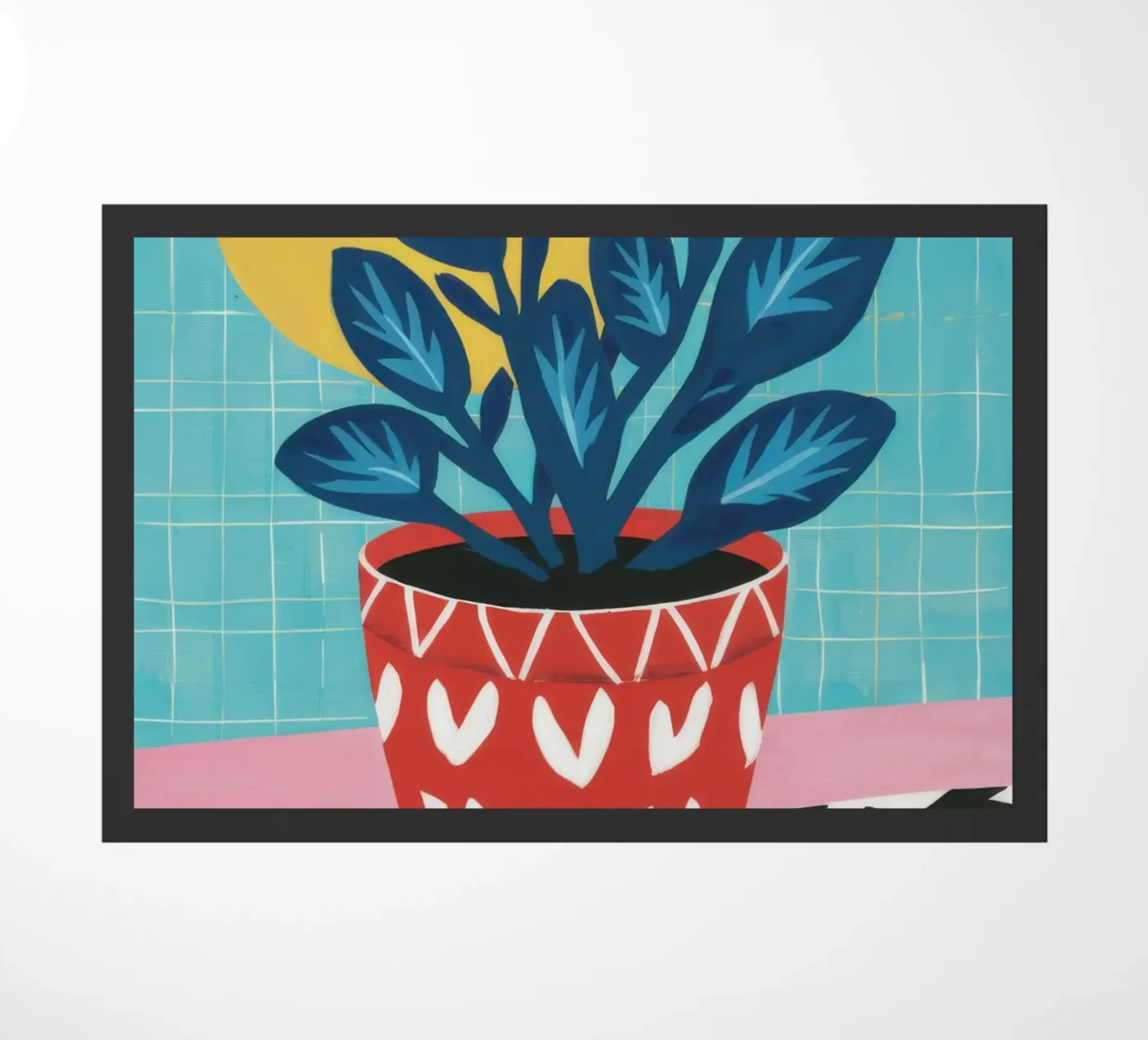 Midnight Bloom Magic doormat by Bring Haven