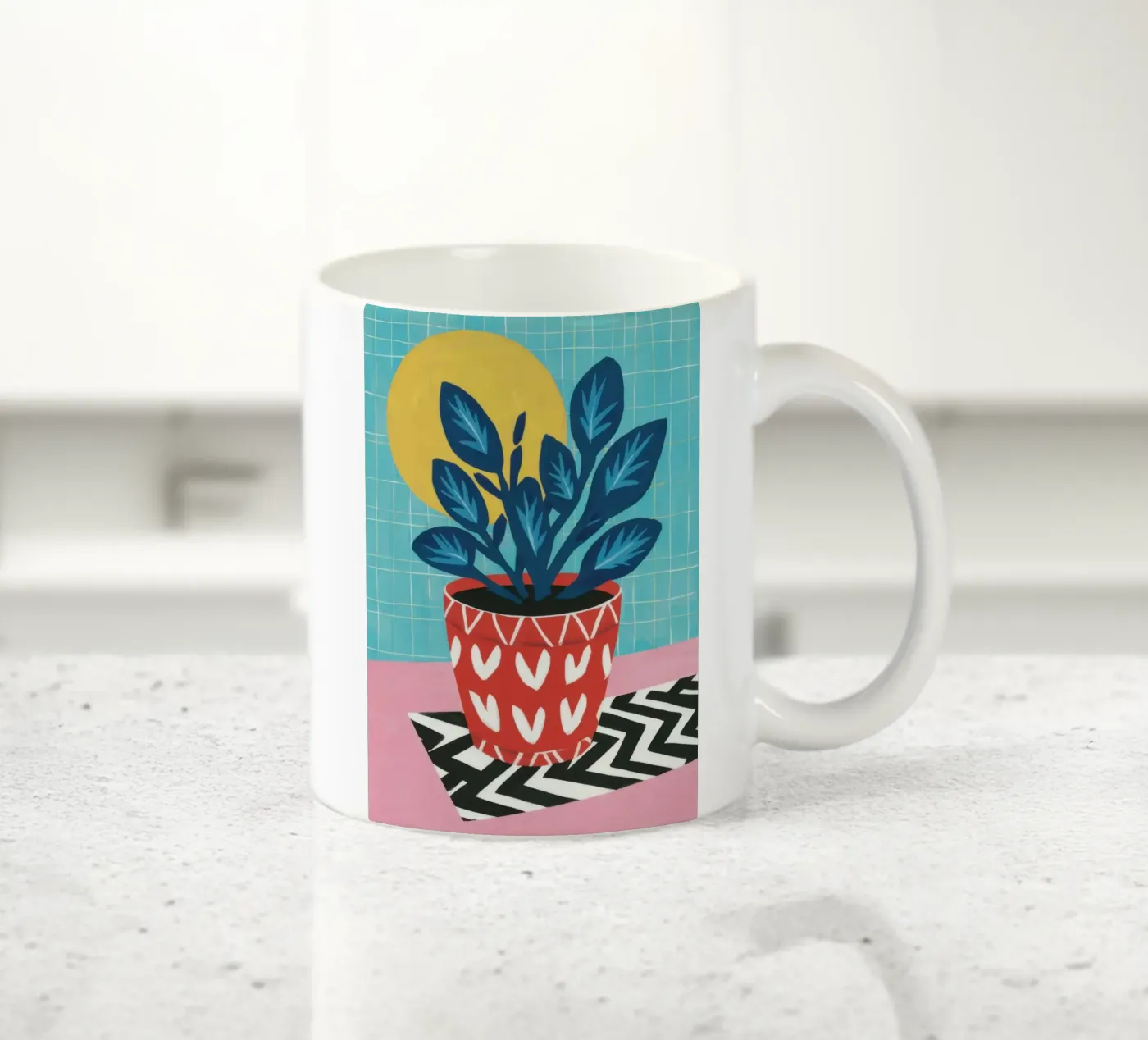 Midnight Bloom Magic ceramic mug by Bring Haven