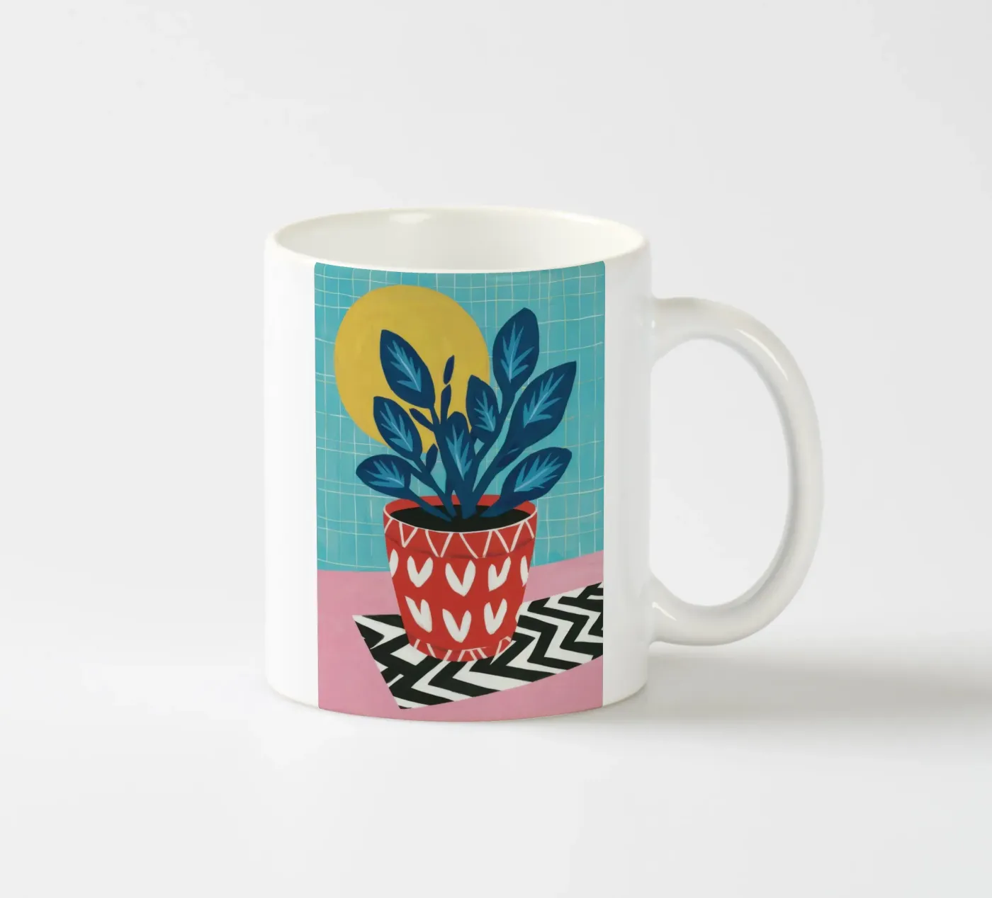Midnight Bloom Magic ceramic mug by Bring Haven