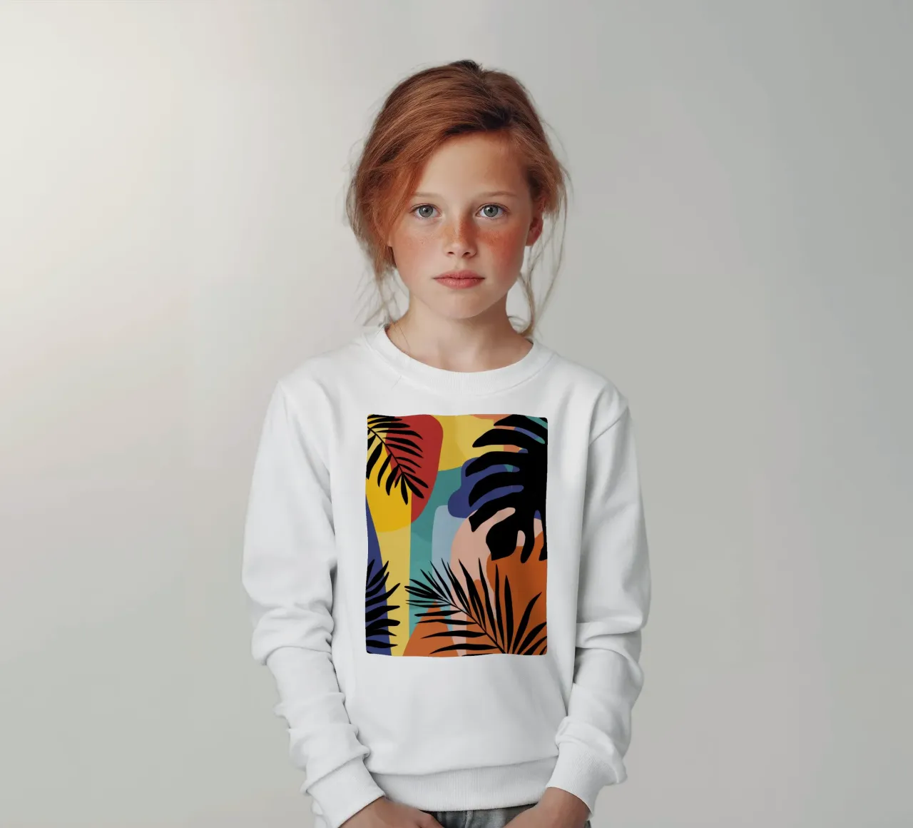 Silhouette della giungla al tramonto felpa bambino da Frosh Pallete