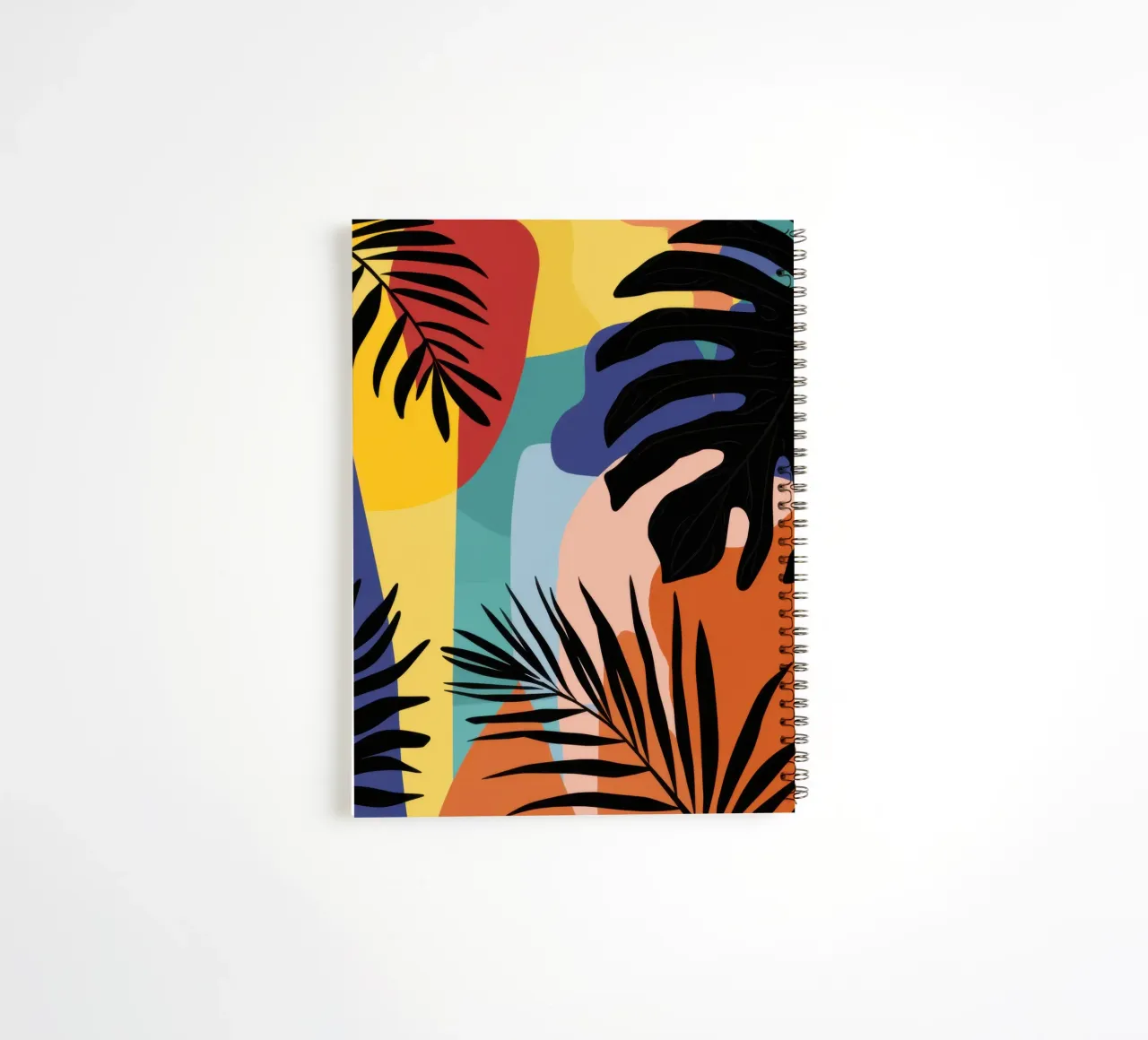 Sunset Jungle Silhouette spiral notebook by Frosh Pallete