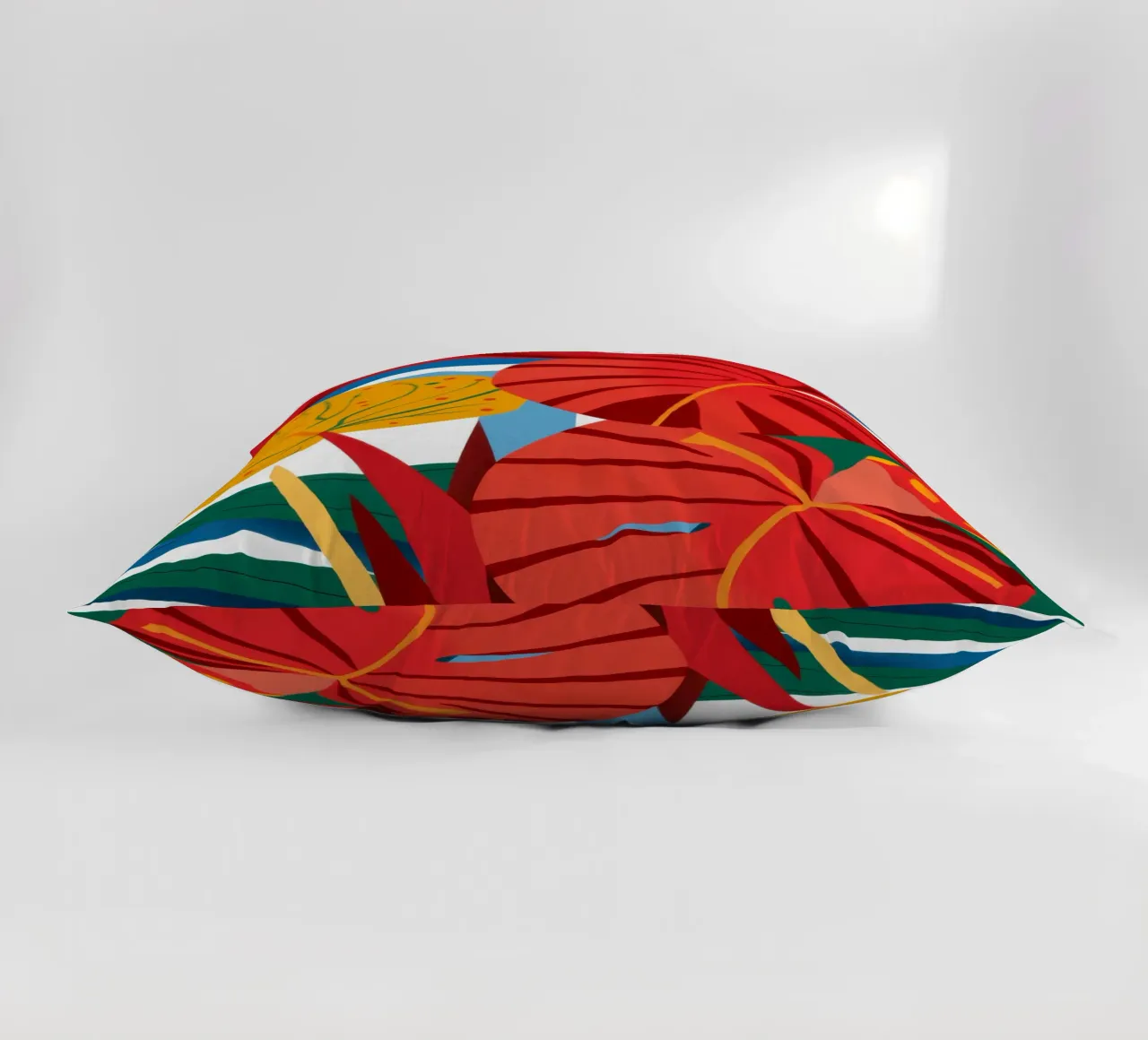 Vurige herfstige omhelzing kussen van Solar Paint