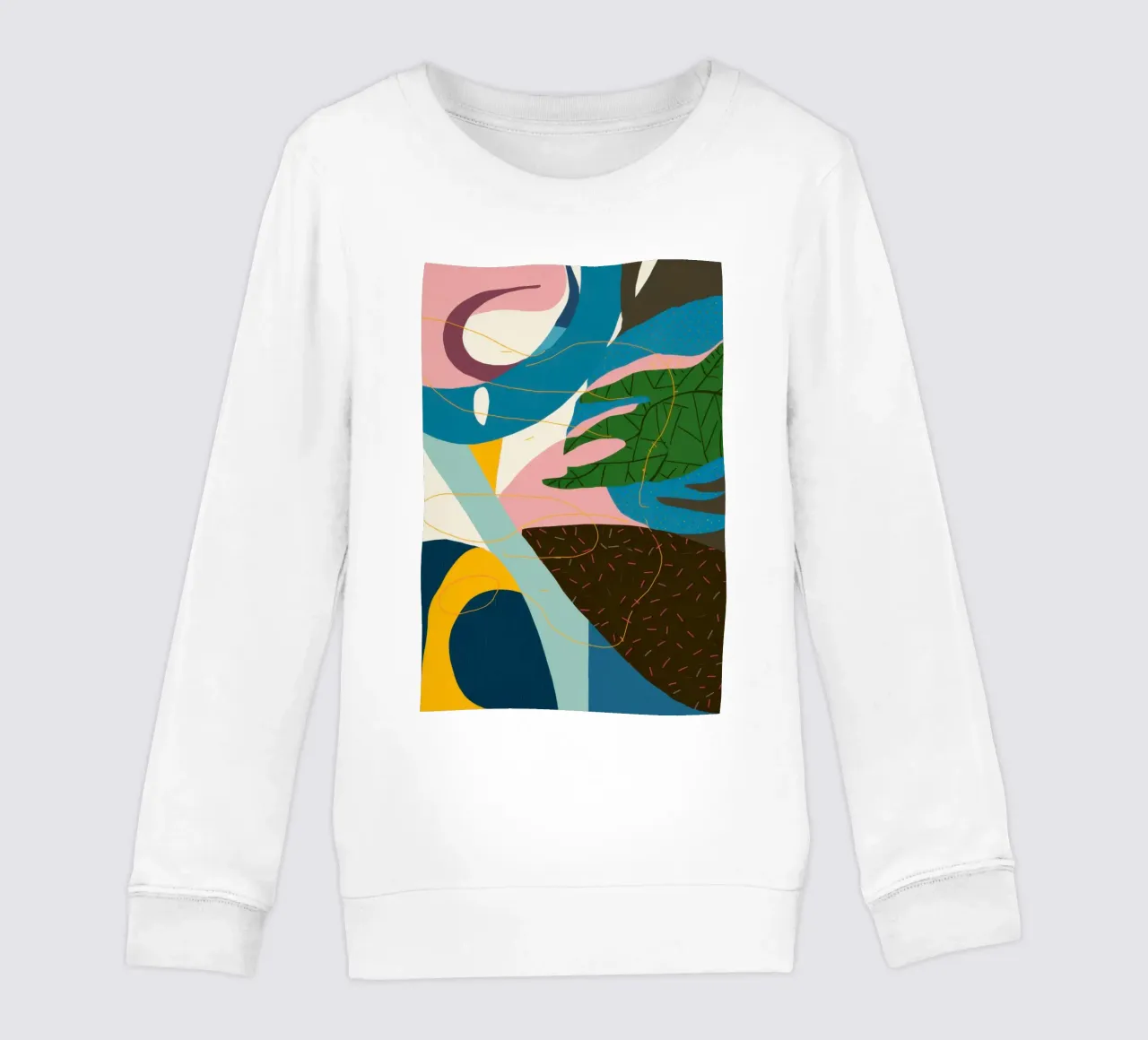 Flusso astratto dinamico felpa bambino da Bring Haven