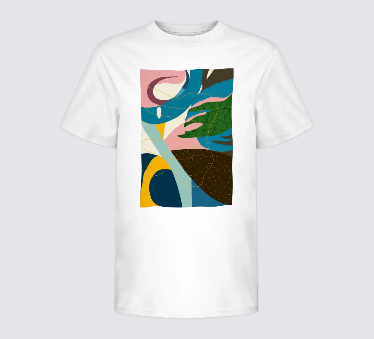 Dynamischer abstrakter Fluss Kinder T-Shirt von Bring Haven