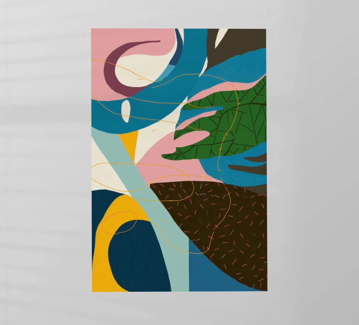 Dynamic Abstract Flow backlit folie van Bring Haven