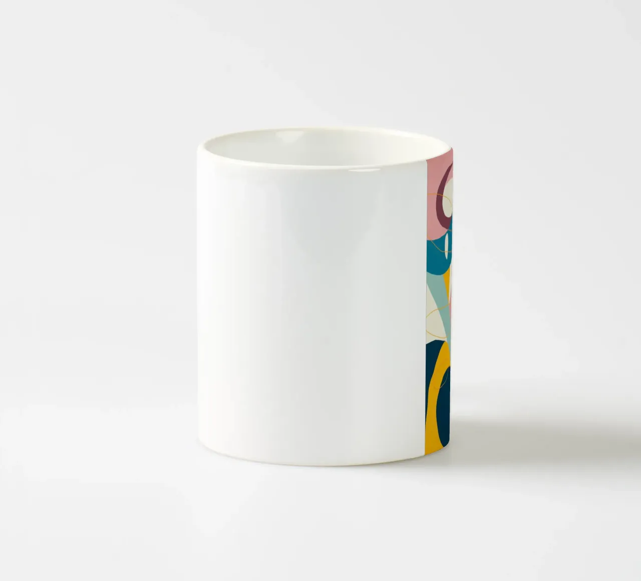 Dynamische abstracte stroom keramische mok van Bring Haven