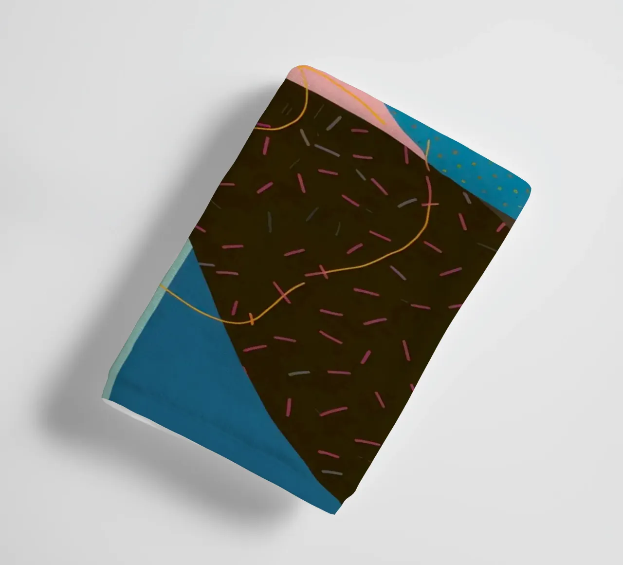 Dynamic Abstract Flow towel by Bring Haven