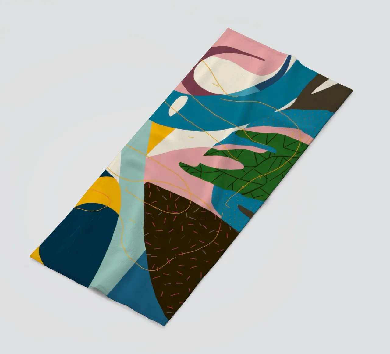 Flusso astratto dinamico telo mare da Bring Haven