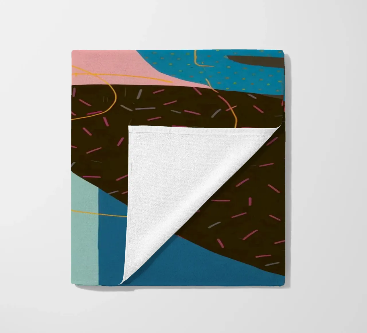 Flusso astratto dinamico telo mare da Bring Haven