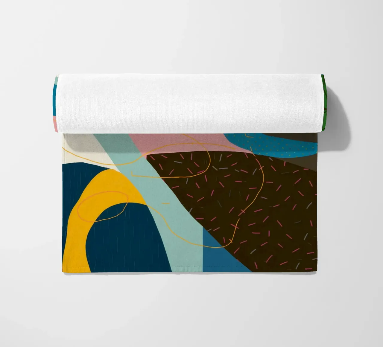 Flusso astratto dinamico telo mare da Bring Haven