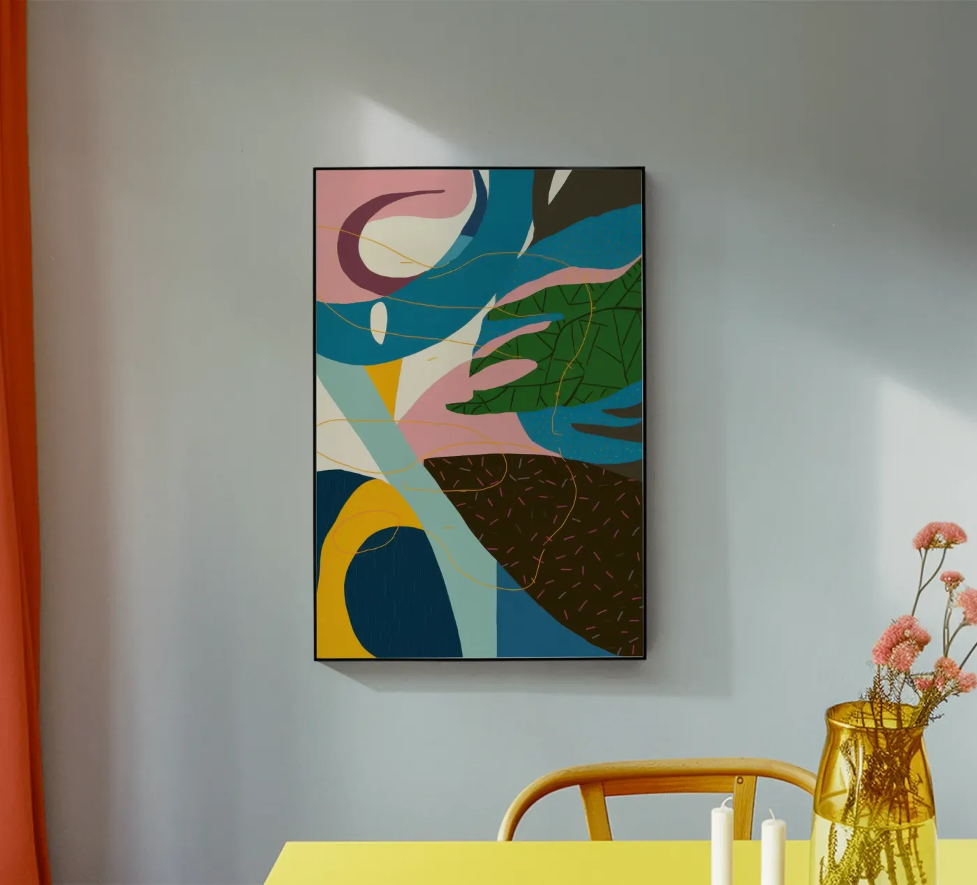 Dynamic Abstract Flow plexiglass da Bring Haven