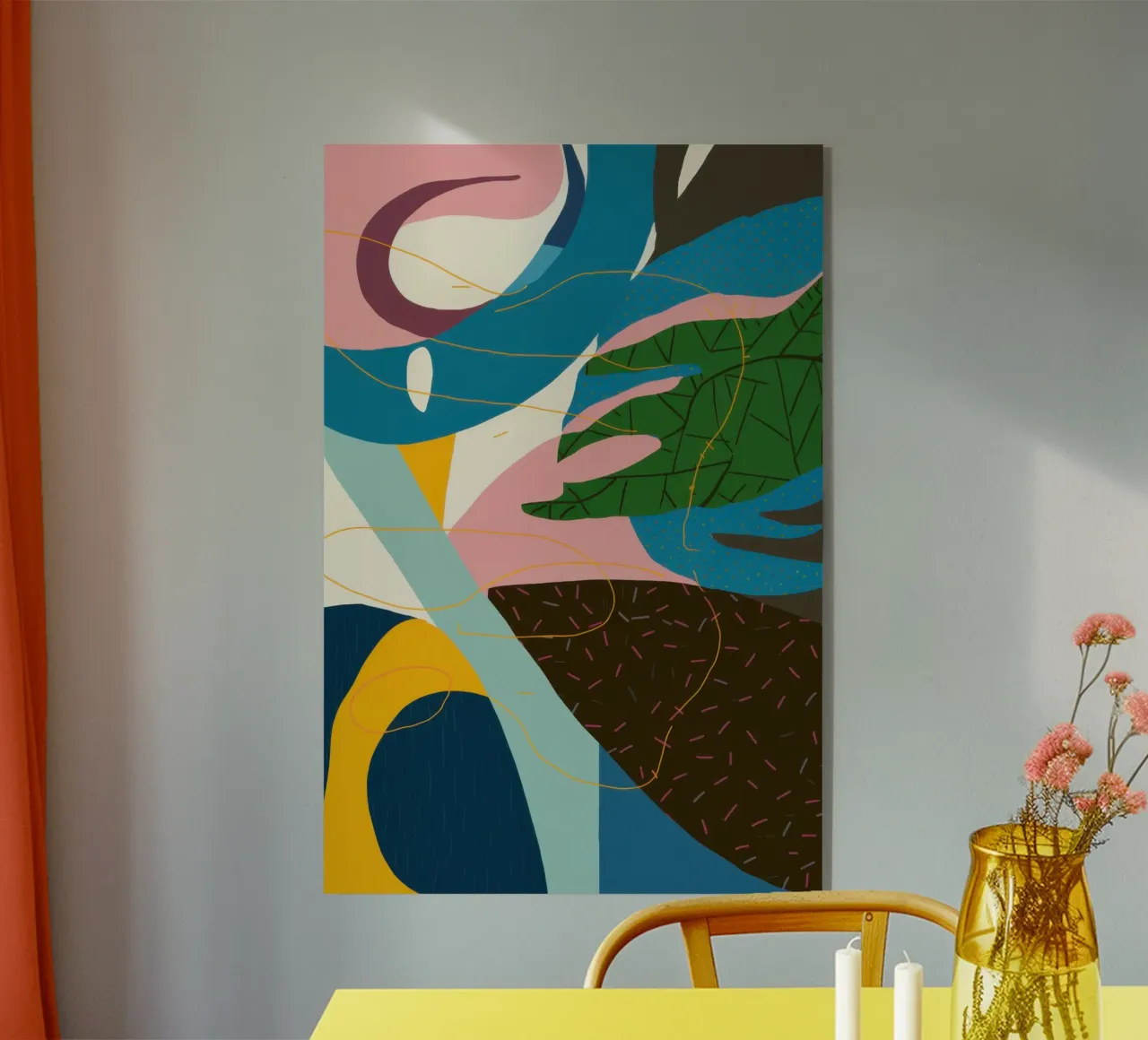 Flusso astratto dinamico plexiglass da Bring Haven