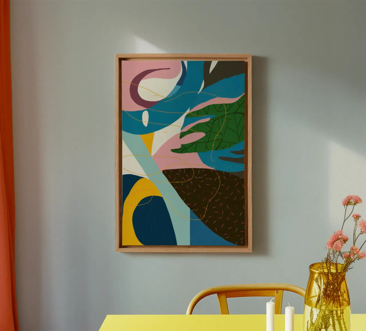 Dynamic Abstract Flow canvas by Bring Haven