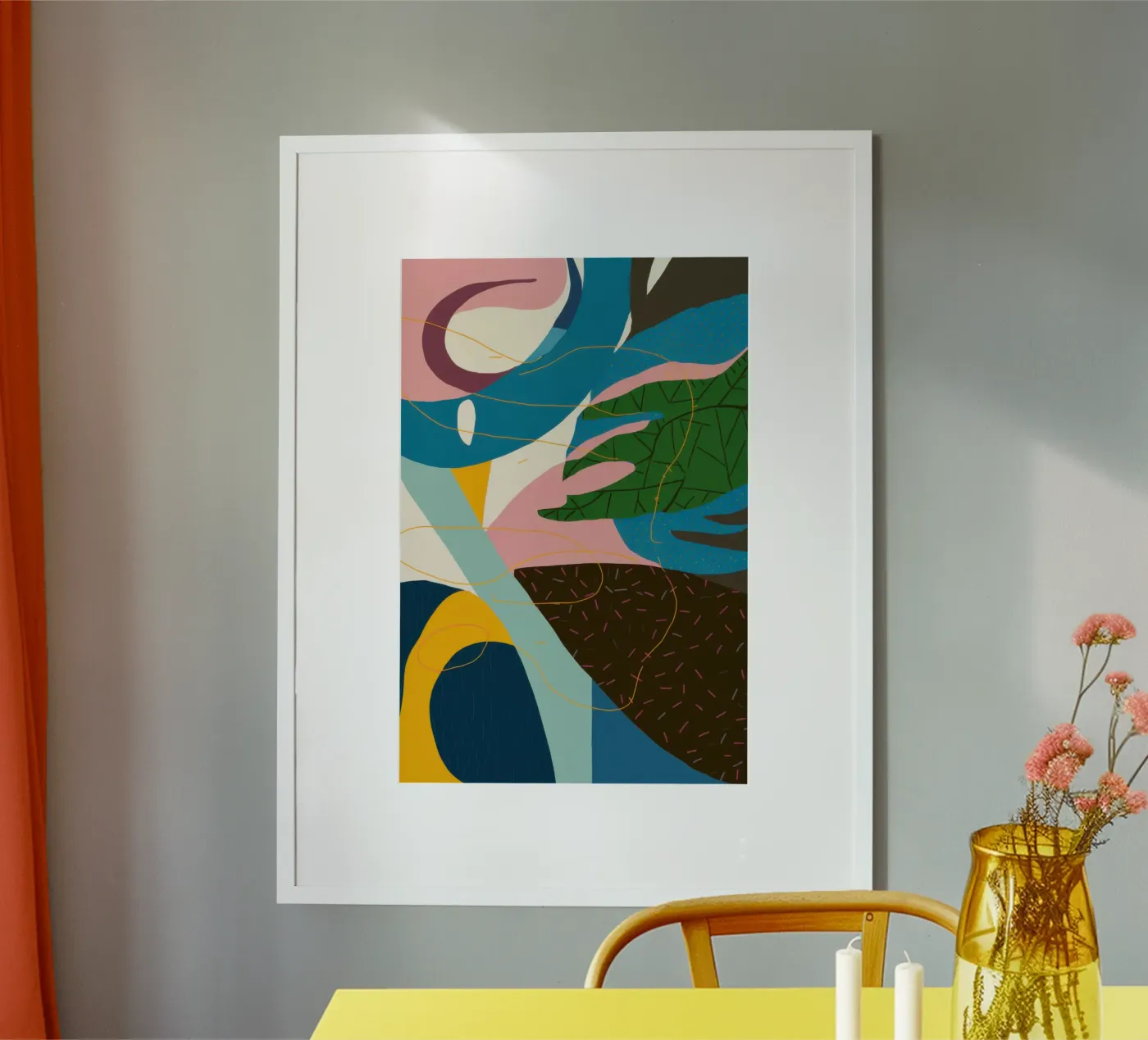 Dynamic Abstract Flow poster by Bring Haven