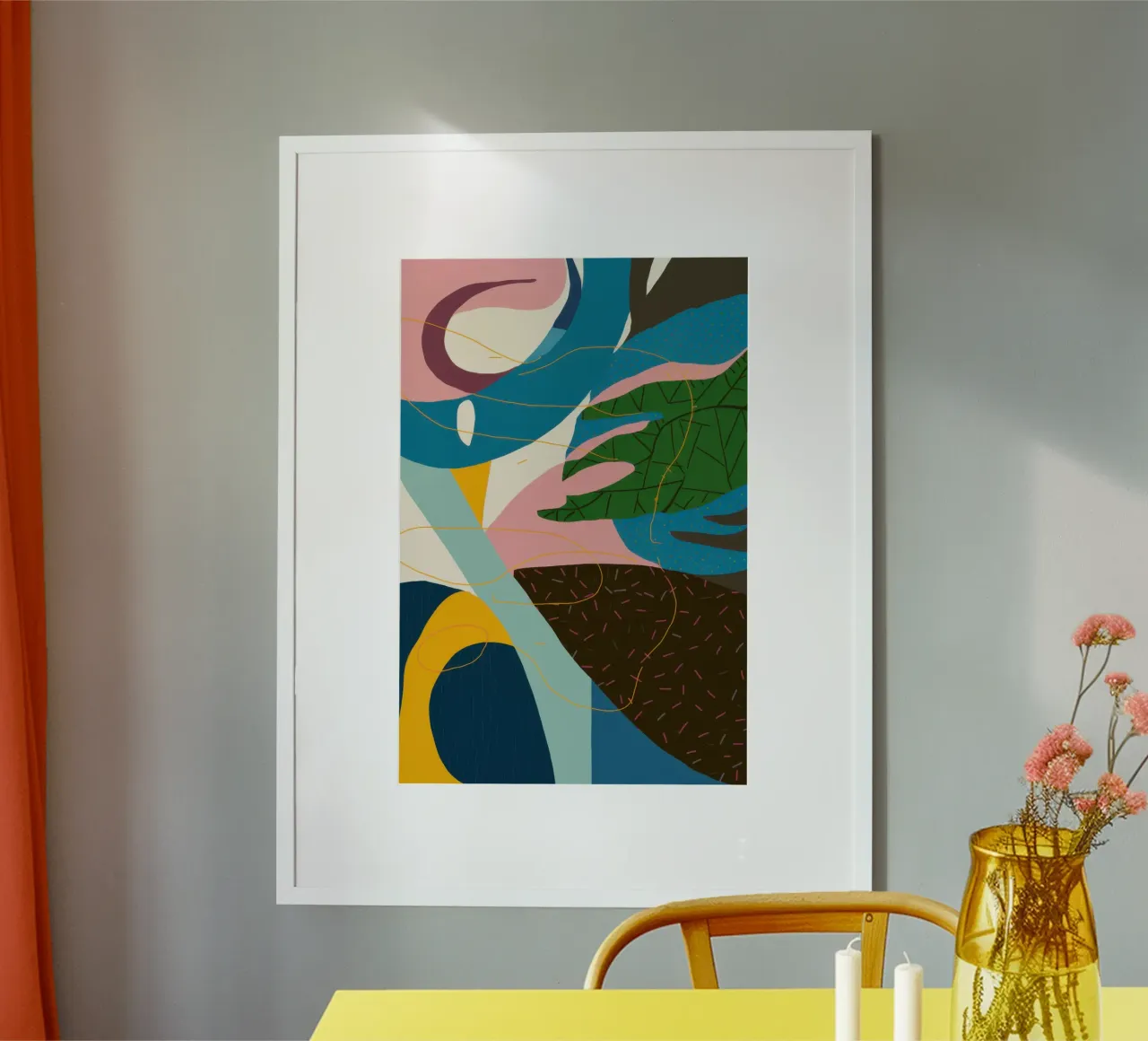 Dynamic Abstract Flow hahnemühle by Bring Haven